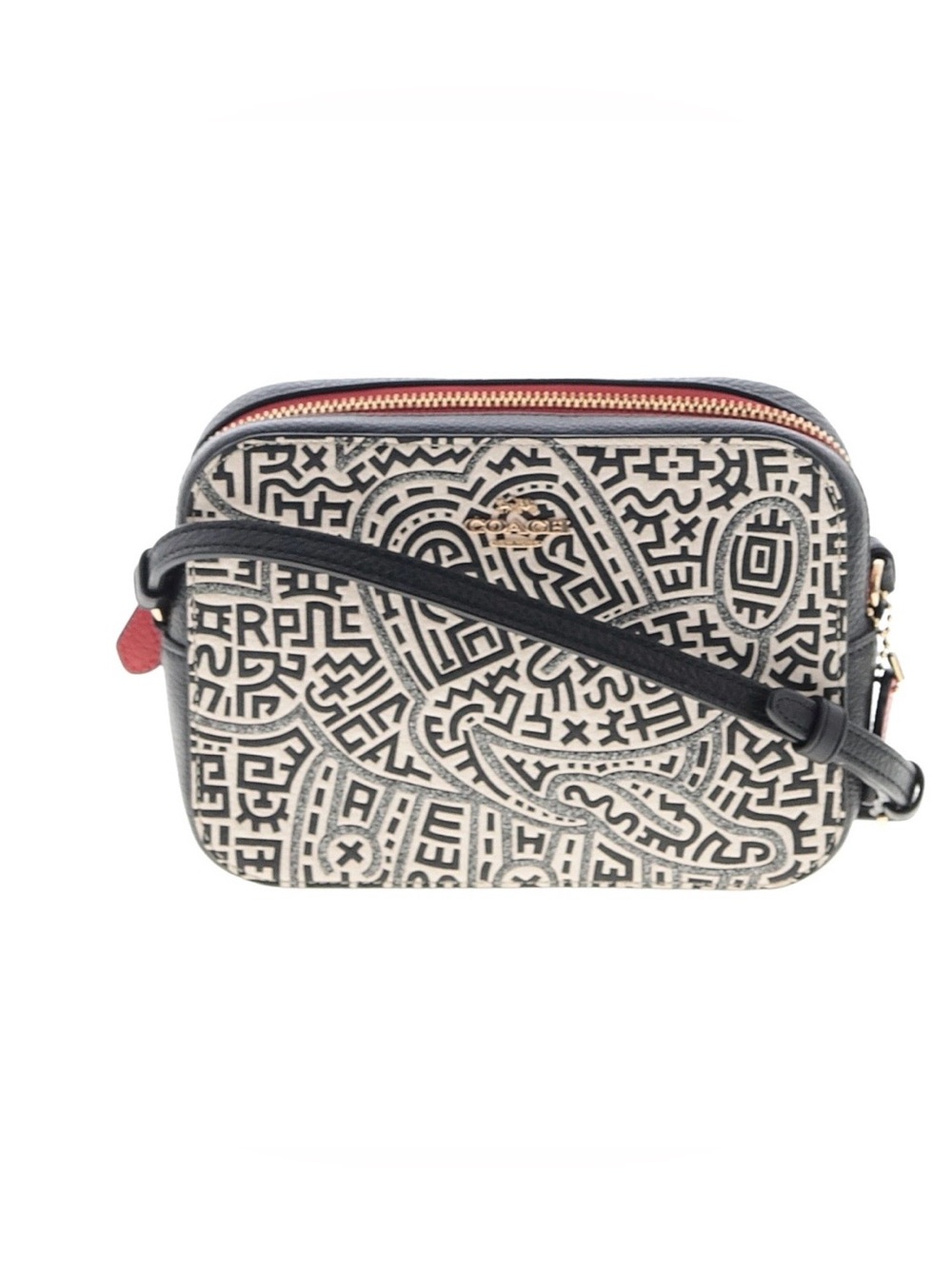 Coach x Mickey Mouse x Keith Haring Mini Camera crossbody Bag graffiti print